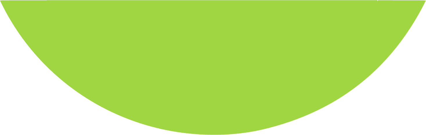green half circle