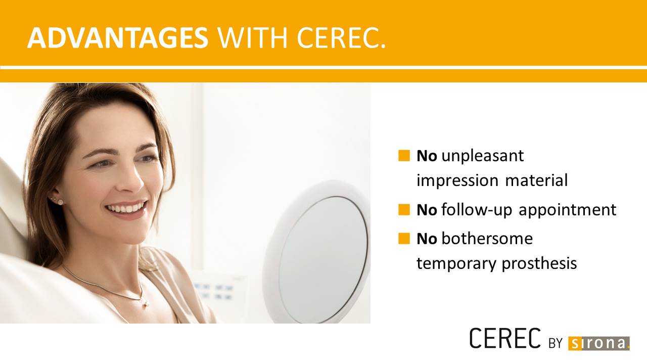 Advantages with CEREC